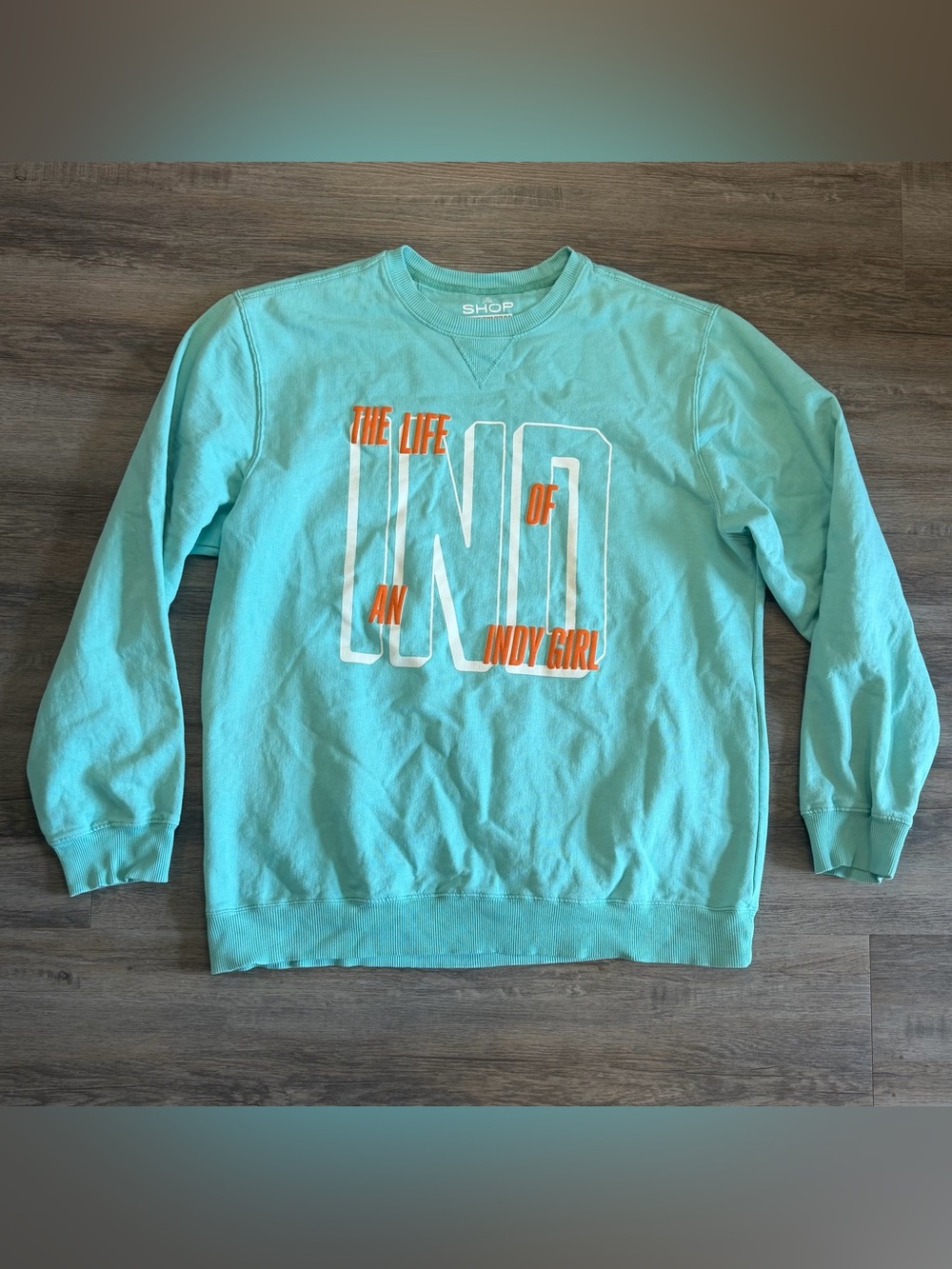 “The Life of an Indy Girl” XL Crewneck for Taylor Swifts The Life of a Showgirl